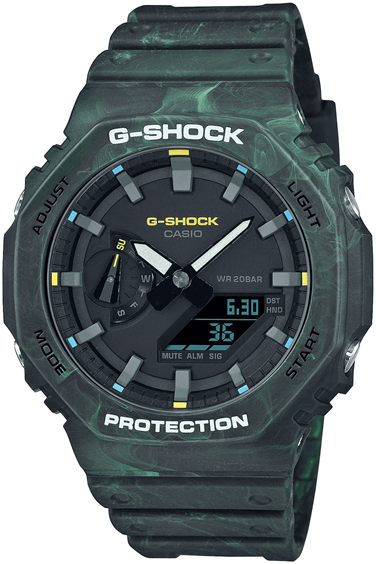 Orologio G-Shock Uomo in Resina GA-2100FR-3AER - GA-2100FR-3AER